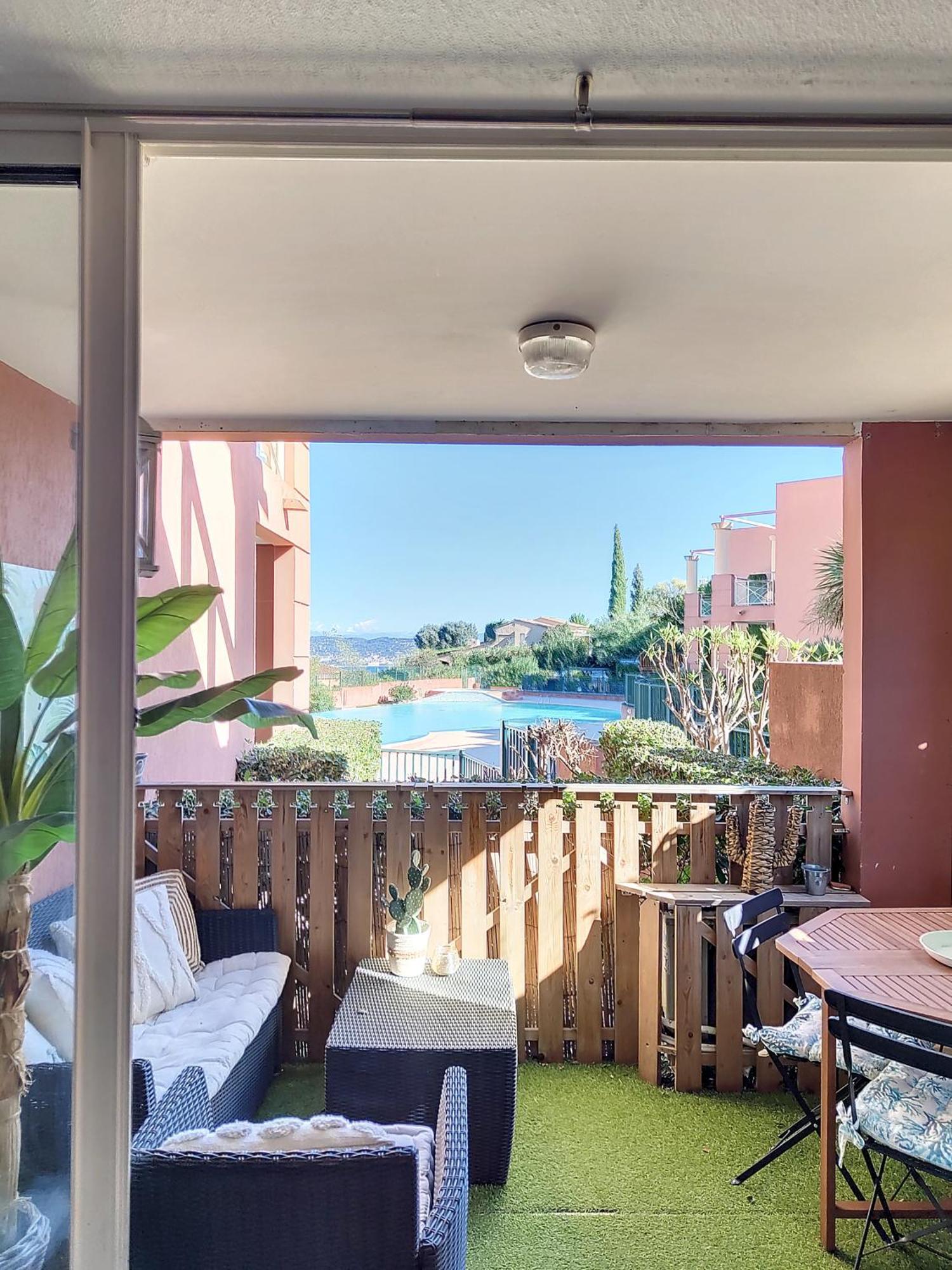 Vue Mer, Piscine, Free Parking Lejlighed Théoule-sur-Mer Eksteriør billede